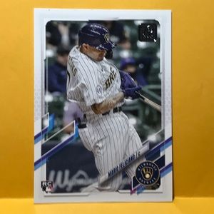 2021 Topps Update #US174 MARIO FELICIANO RC Milwaukee Brewers Rookie